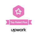 Site Icon - Upwork Top Rated Plus- Square